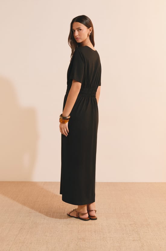 Robe longue en coton;${refinementColor}