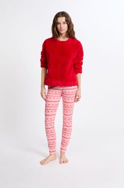 2-Piece Patterned Pajamas;${refinementColor}
