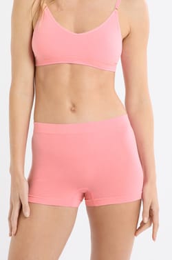 Cotton Seamless Boyshort;${refinementColor}