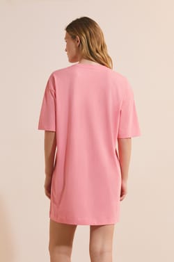 Chemise de nuit &agrave; motifs l&eacute;gumes en coton;${refinementColor}