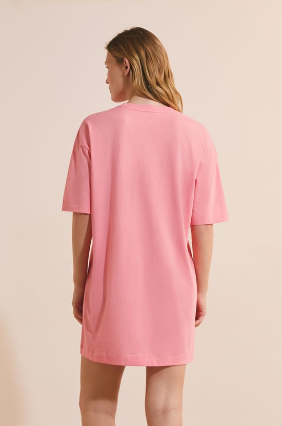 Chemise de nuit &agrave; motifs l&eacute;gumes en coton;${refinementColor}