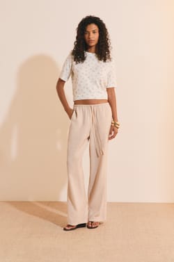 Pull manches courtes &agrave; motifs;${refinementColor}