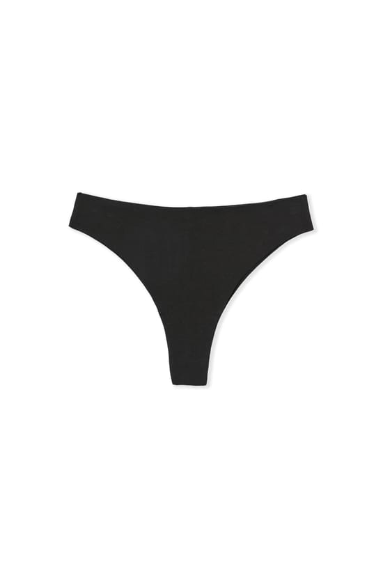 Tanga en coton sans couture;${refinementColor}