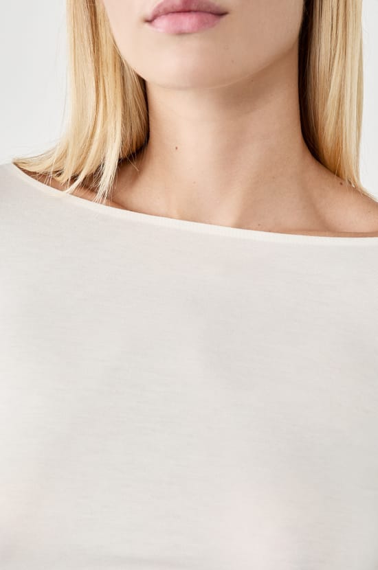 T-shirt thermique col bateau;${refinementColor}