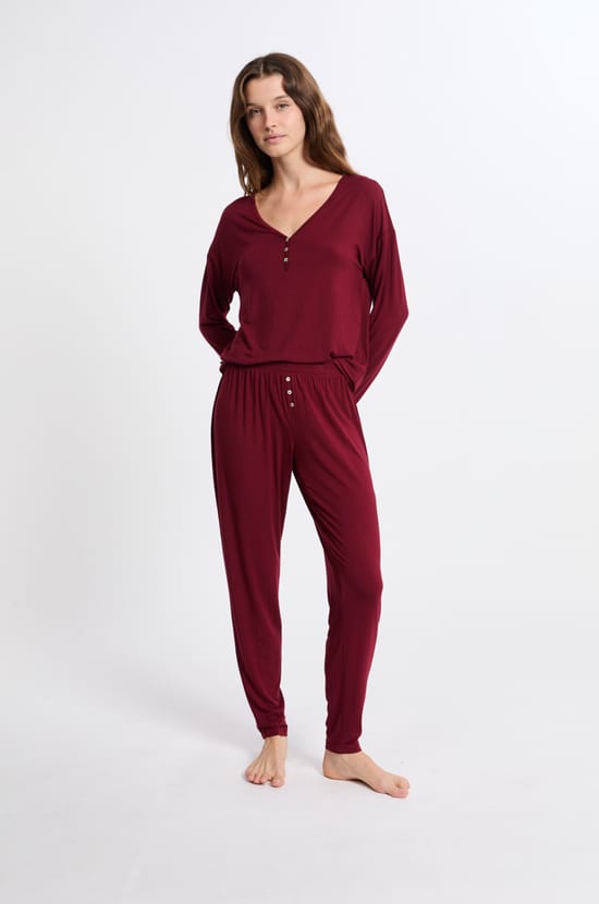 T-shirt de pyjama manches longues;${refinementColor}