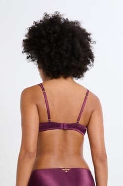 Soutien-gorge N.2 - Le push-up plongeant en broderie florale;${refinementColor}
