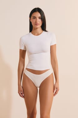 Tanga en coton;${refinementColor}