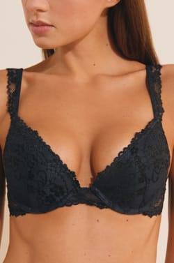 Soutien-gorge N.2 - Le push-up plongeant en dentelle;${refinementColor}