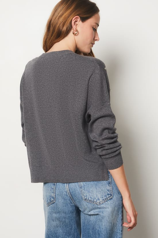 Sweater with Rhinestones;${refinementColor}