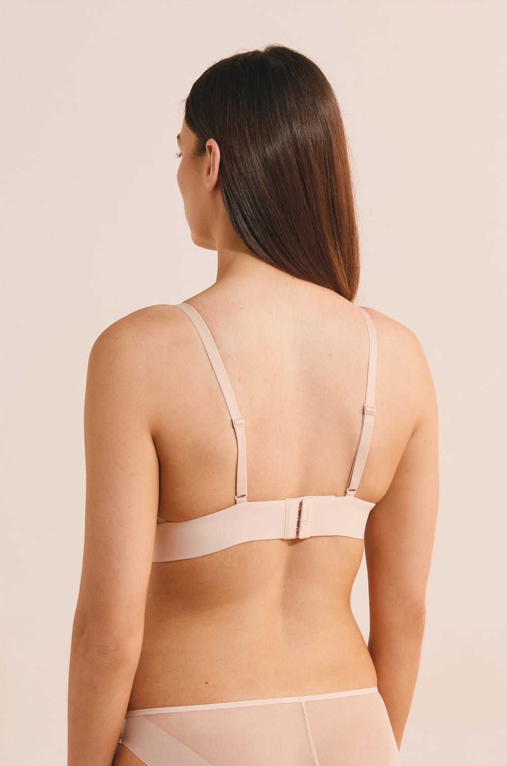 Soutien-gorge triangle en tulle;${refinementColor}