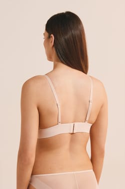 Soutien-gorge triangle en tulle;${refinementColor}