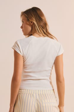 T-shirt de pyjama en coton avec motifs;${refinementColor}