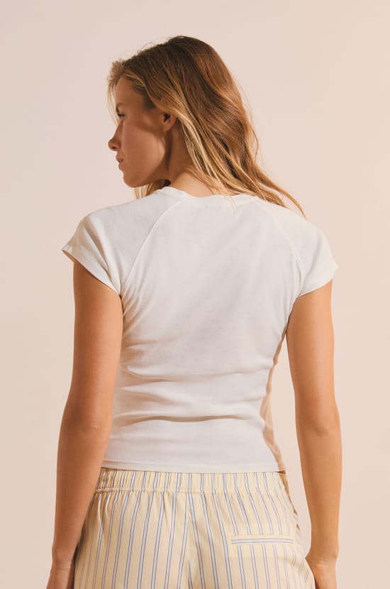 T-shirt de pyjama en coton avec motifs;${refinementColor}