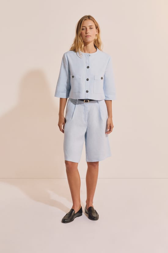 Bermuda en lin;${refinementColor}