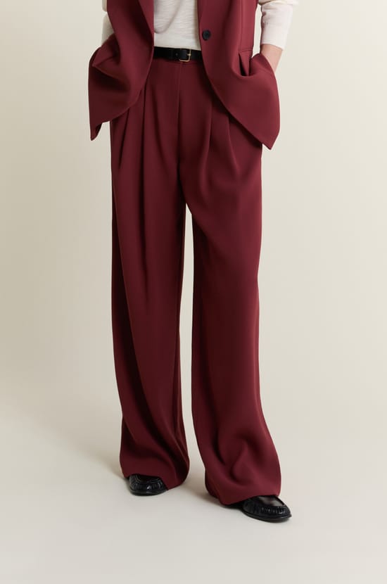 Pantalon coupe droite;${refinementColor}