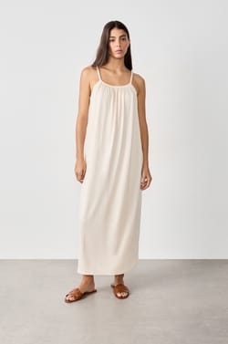 Tie-Up Maxi Dress;${refinementColor}
