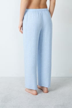 Spodnie od piżamy w kwiatowy wzór;${refinementColor}