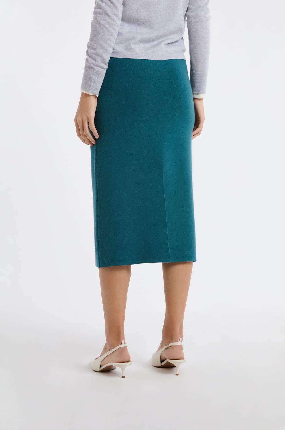 Jupe longue en tricot;${refinementColor}