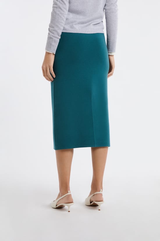 Jupe longue en tricot;${refinementColor}