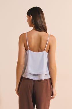 Caraco avec d&eacute;tails transparents;${refinementColor}