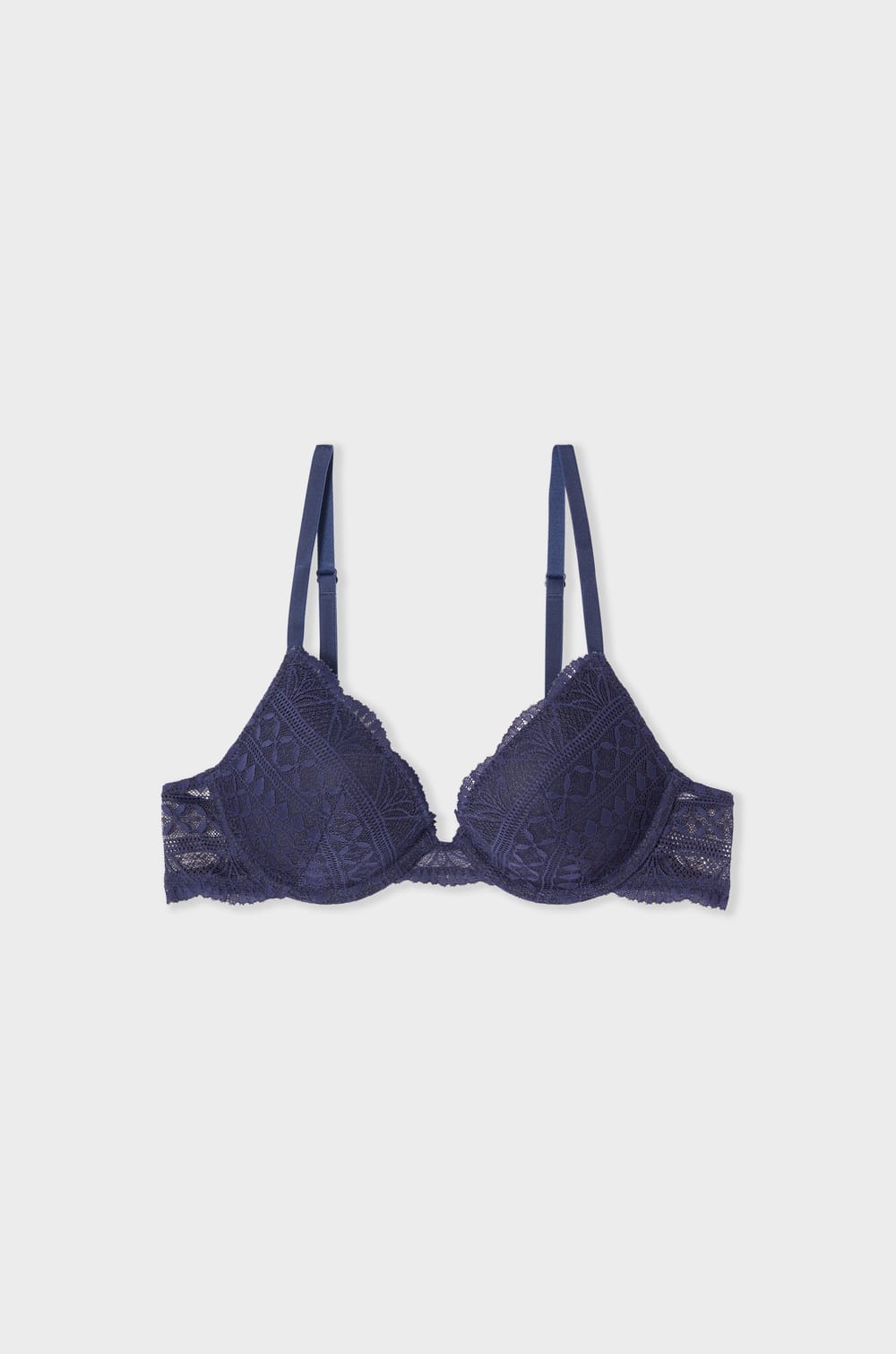 Soutien-gorge N.2 - Le push-up plongeant en dentelle;${refinementColor}