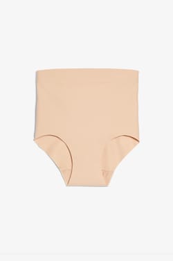 High-Waisted Panty With Special Plunging Back;${refinementColor}