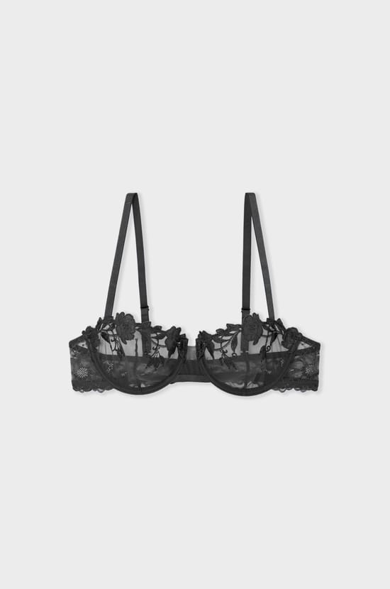 Bra N.9 - Embroidered Balconette;${refinementColor}