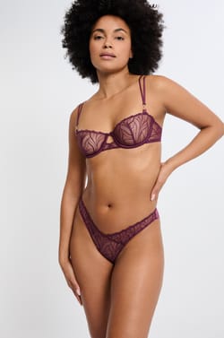 Tanga in Floral Embroidery;${refinementColor}