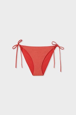 Braguita de bikini tejido brillante;${refinementColor}