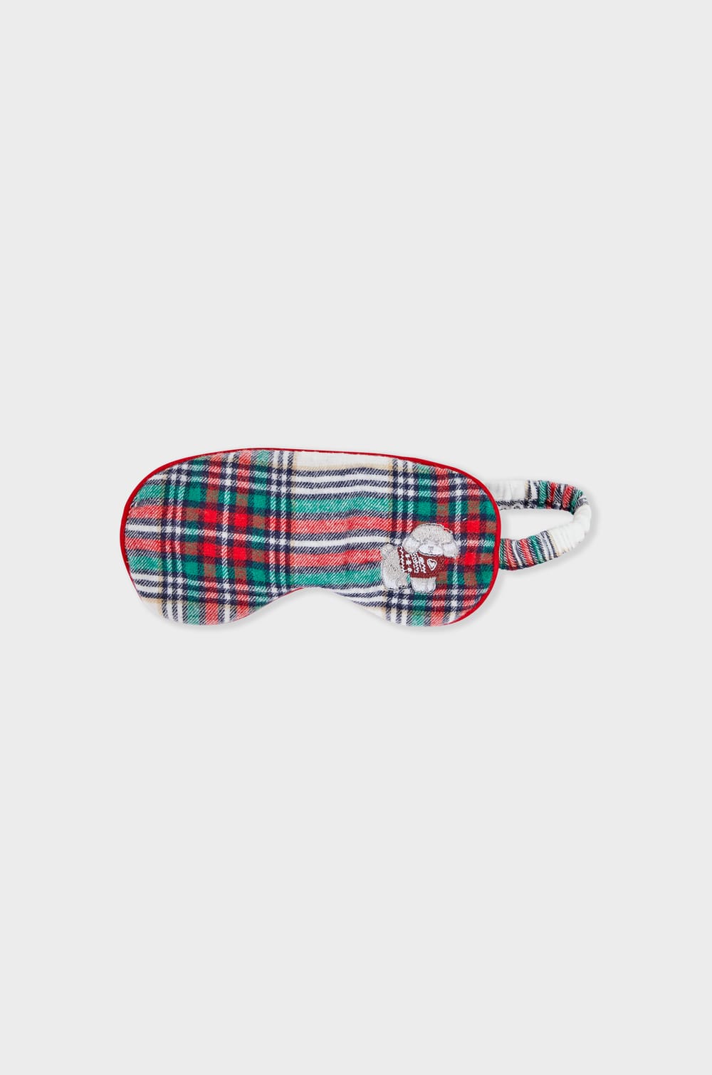 Cotton Patterned Sleep Mask;${refinementColor}
