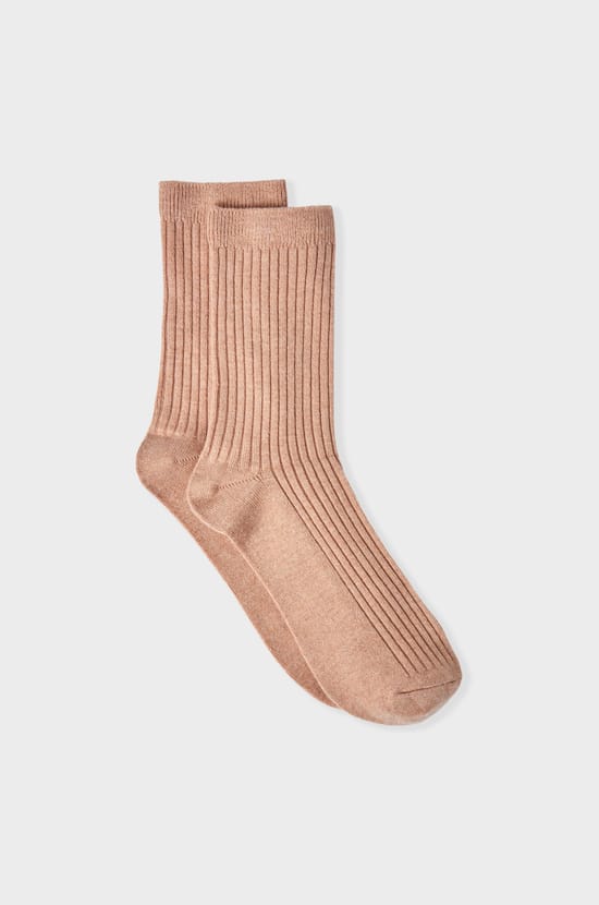 Chaussettes effet côtelé;${refinementColor}