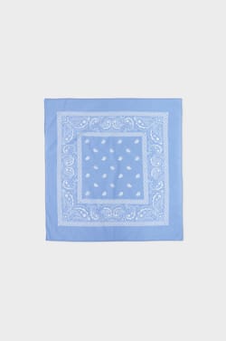 Foulard &agrave; motifs en coton;${refinementColor}