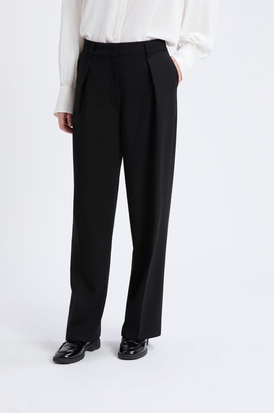 Pantalon large droit;${refinementColor}