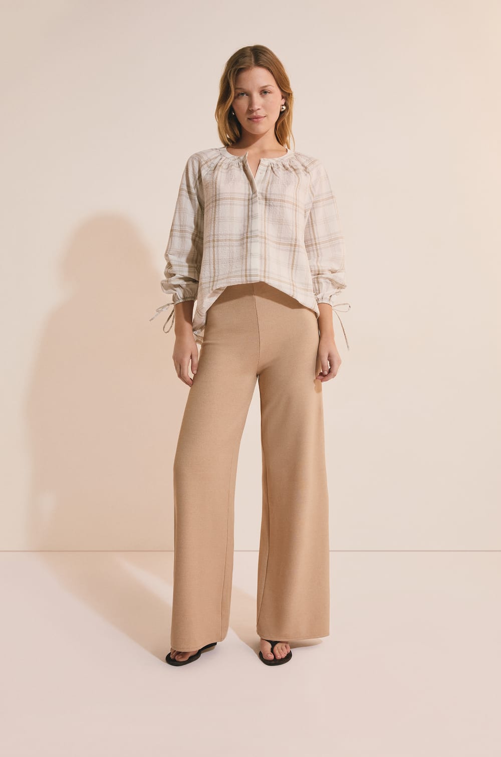 Chemise &agrave; motifs en coton;${refinementColor}