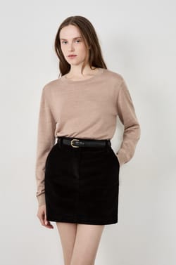 Long-sleeved Wool Sweater;${refinementColor}
