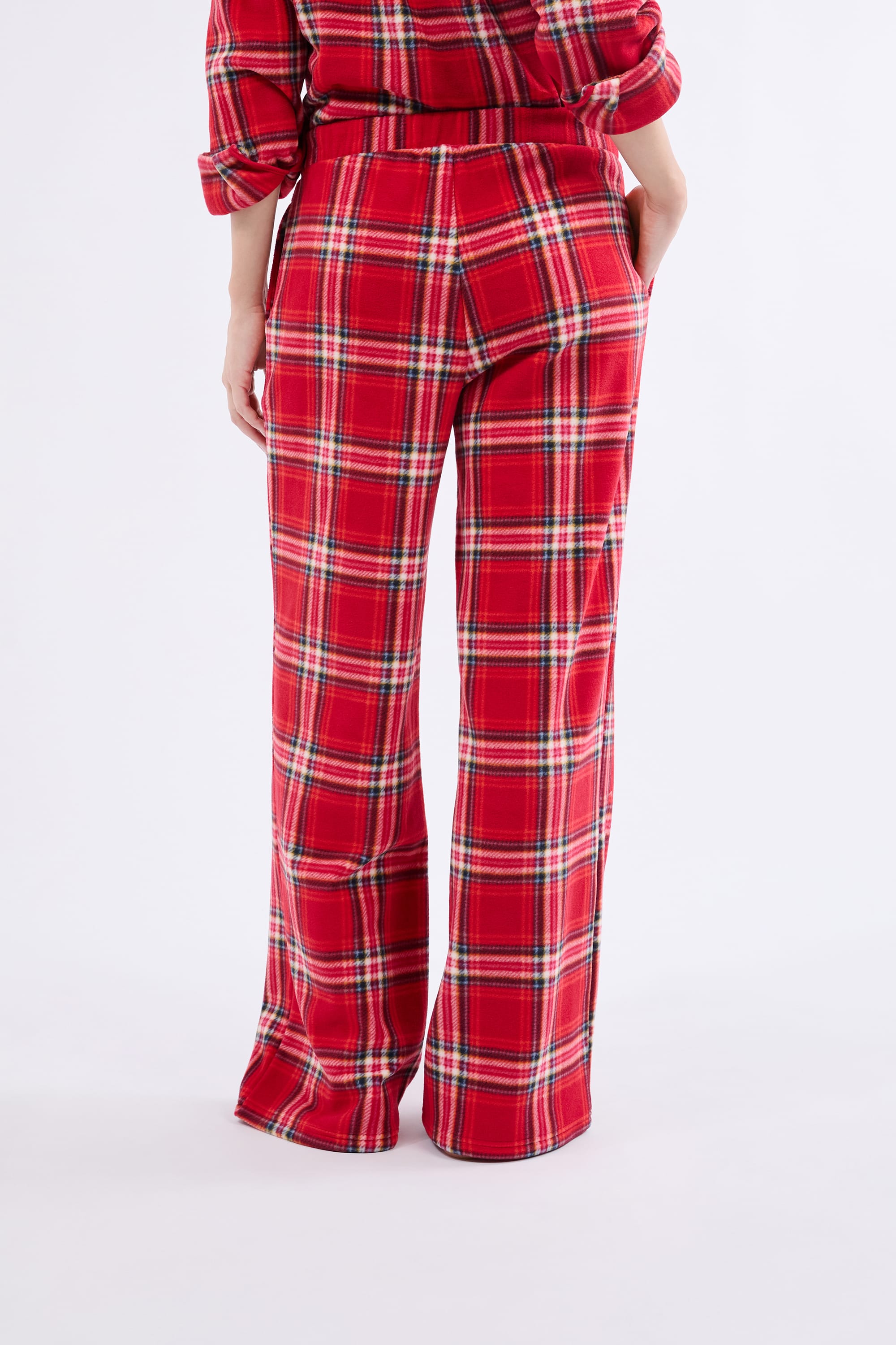 Checkered Pajama Pants - MONICA - ROUGE - ETAM