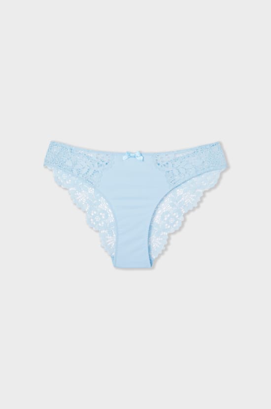 Hipster en microfibre et dentelle;${refinementColor}