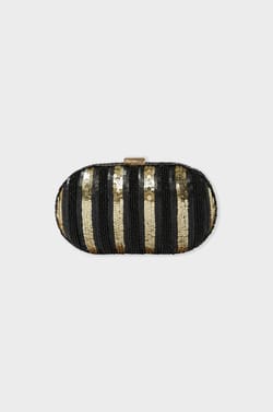 Sac pochette doré;${refinementColor}