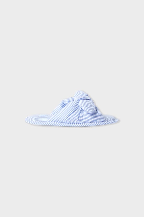 Chaussons tongs à rayures;${refinementColor}