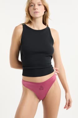 Lot de 3 tangas satinés;${refinementColor}