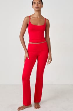 Pantal&oacute;n de pijama acampanado;${refinementColor}