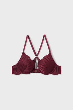 Bra N.5 - The Lightly Lined Plunge with Jewellery Details;${refinementColor}