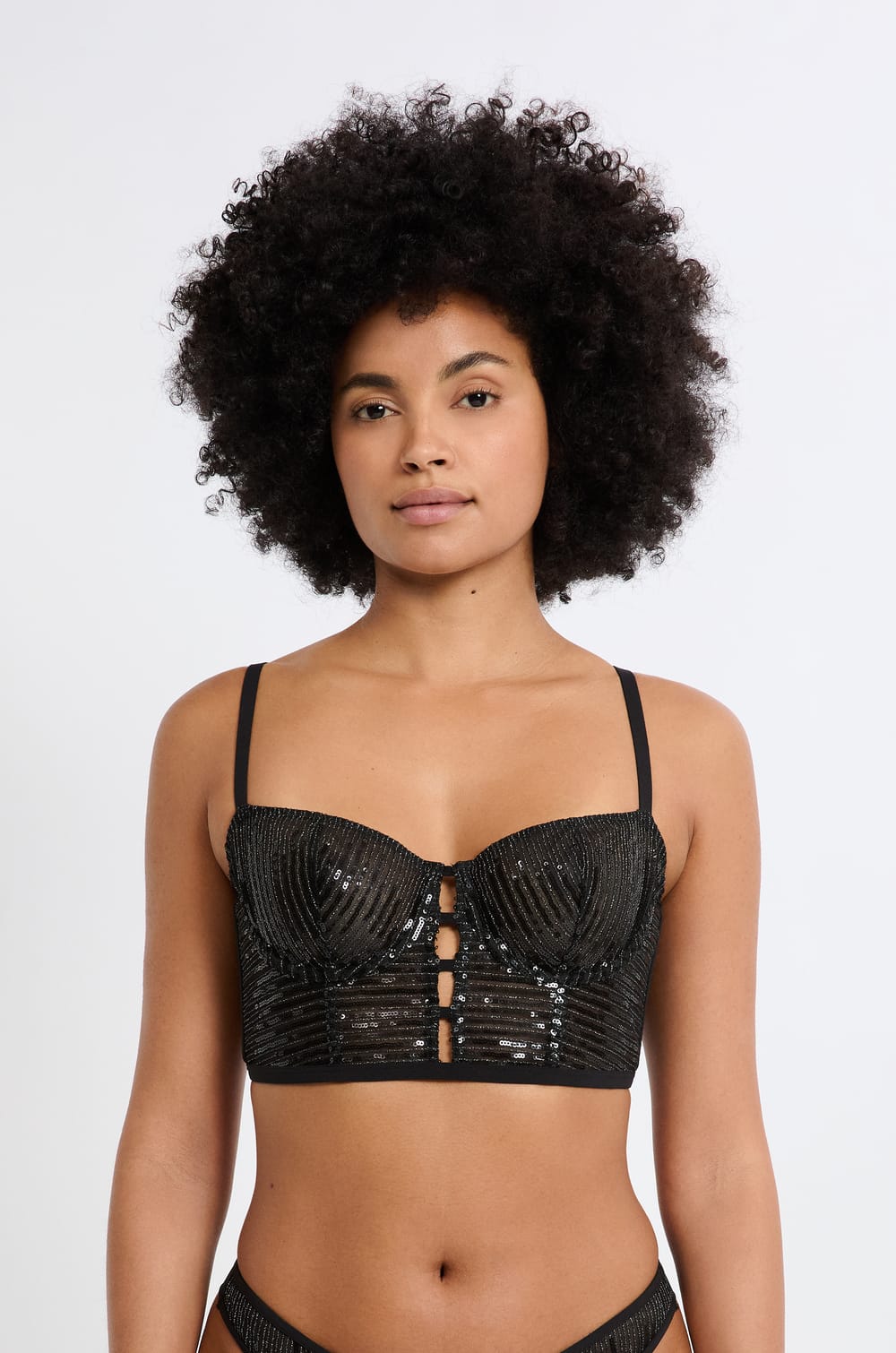 Bra N.9 - Sequin Bustier;${refinementColor}