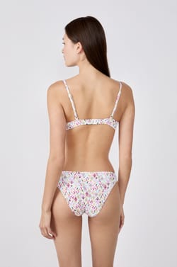 Patterned push-up bikini top;${refinementColor}