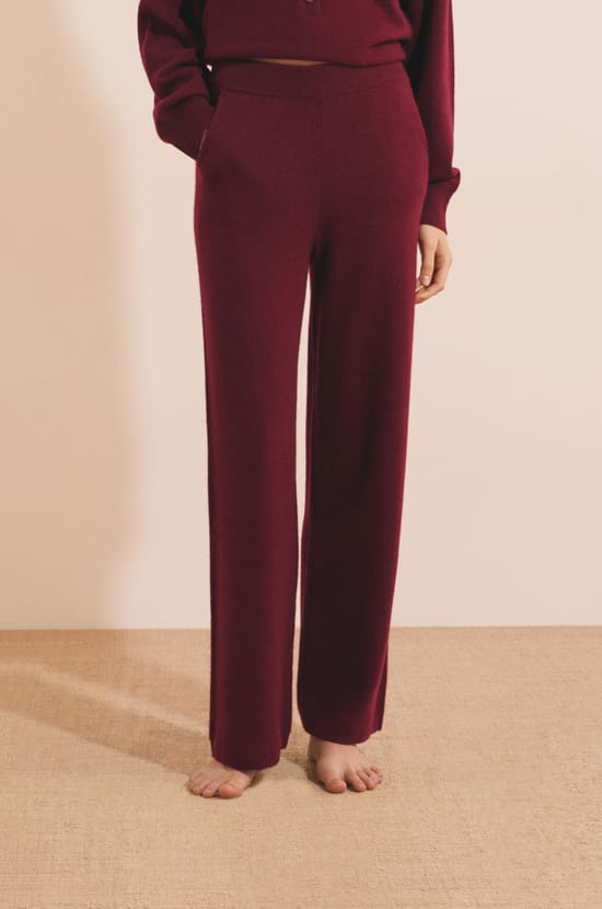 Pantalon de pyjama 100% cachemire;${refinementColor}