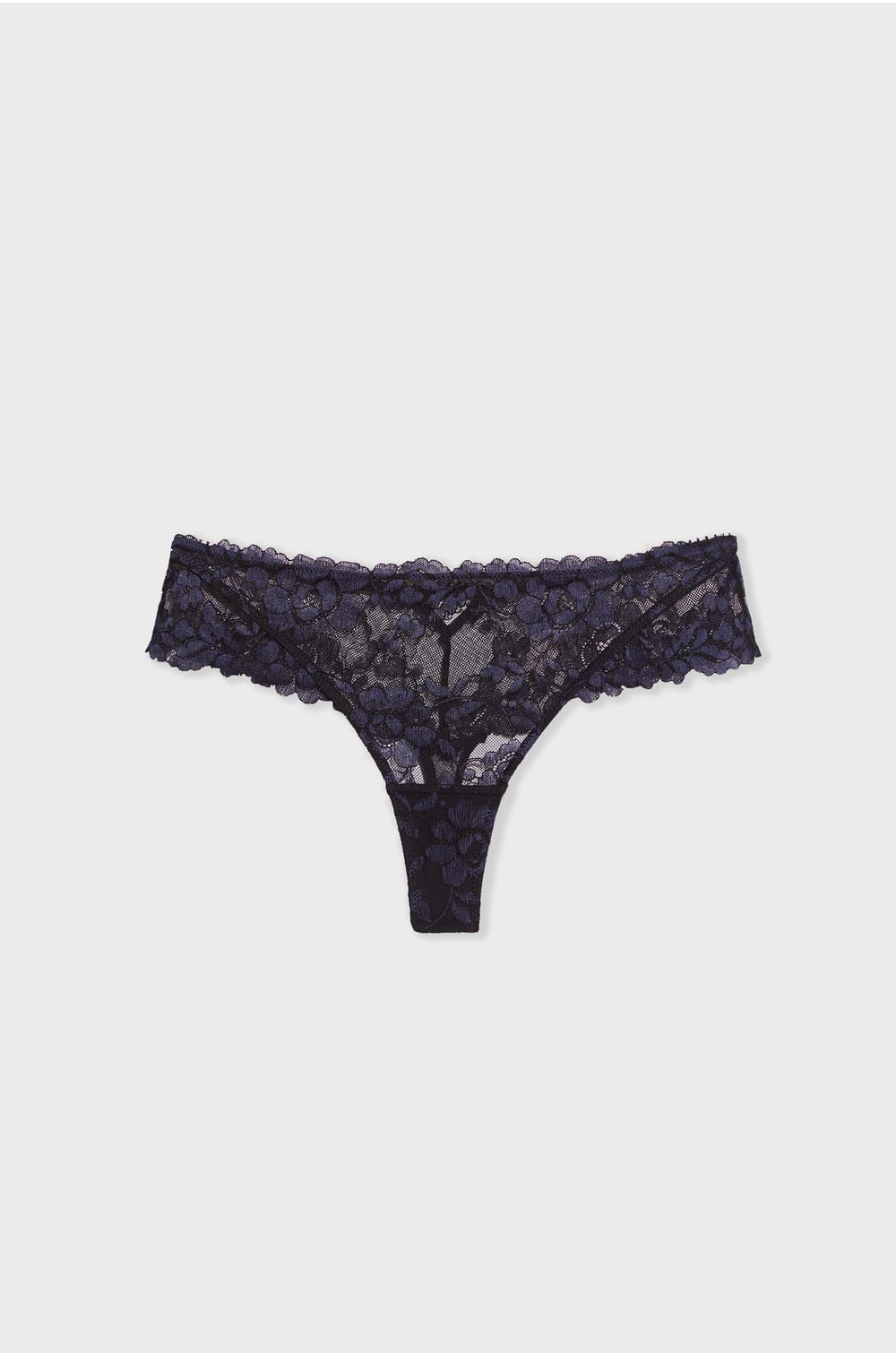 Tanga dentelle et tulle;${refinementColor}
