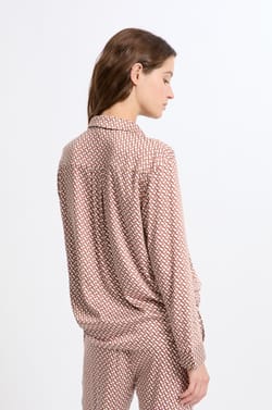 Chemise de pyjama à motifs;${refinementColor}