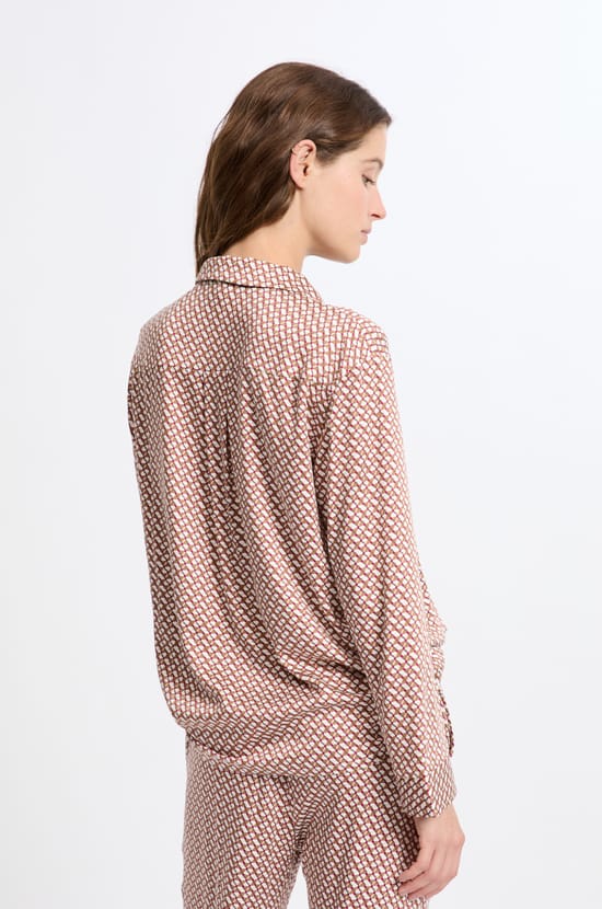 Chemise de pyjama à motifs;${refinementColor}