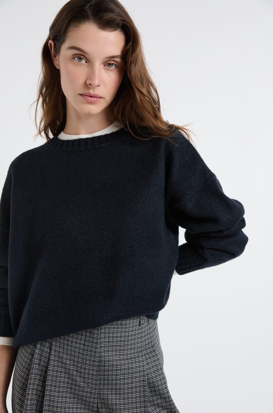 Pull &agrave; manches longues oversize;${refinementColor}