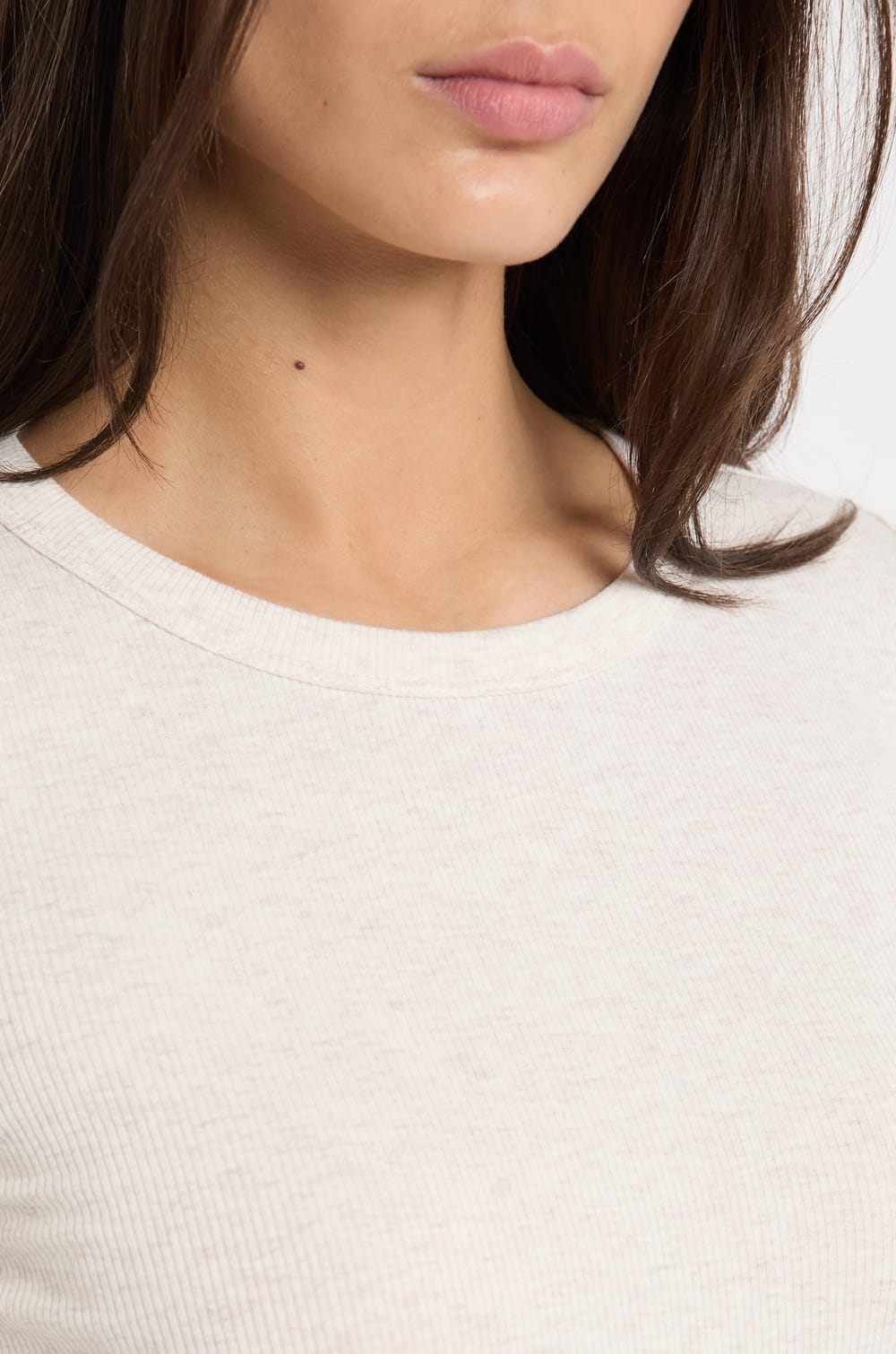 T-shirt de pyjama col rond avec coton;${refinementColor}